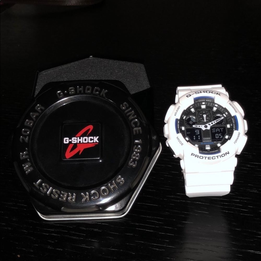 White/Black G-Shock Watch